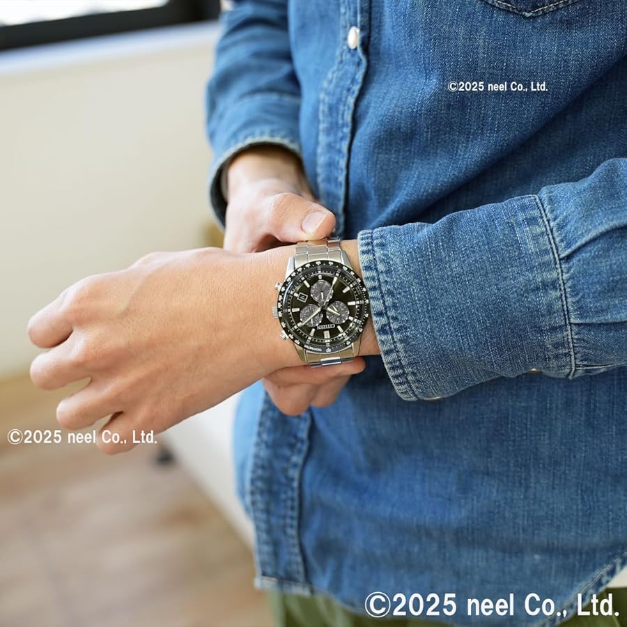 Amazon | [CITIZEN] 腕時計 CITIZEN COLLECTION クロノグラフ 光発電